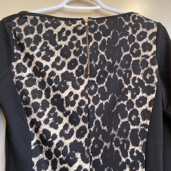 Leopard and black dress - Picture 3 of 3